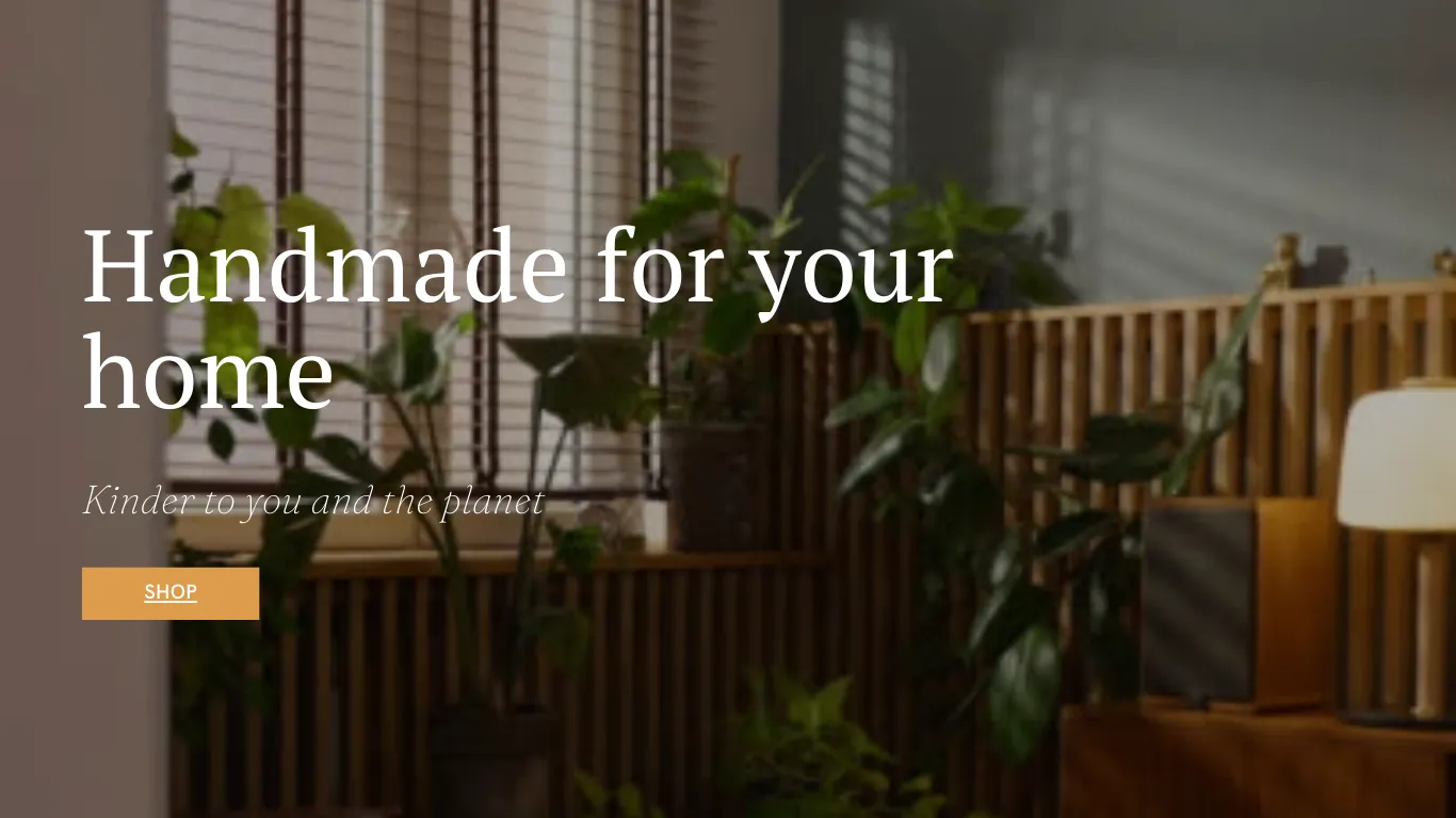 Elegant Handmade Chairs Store Template
