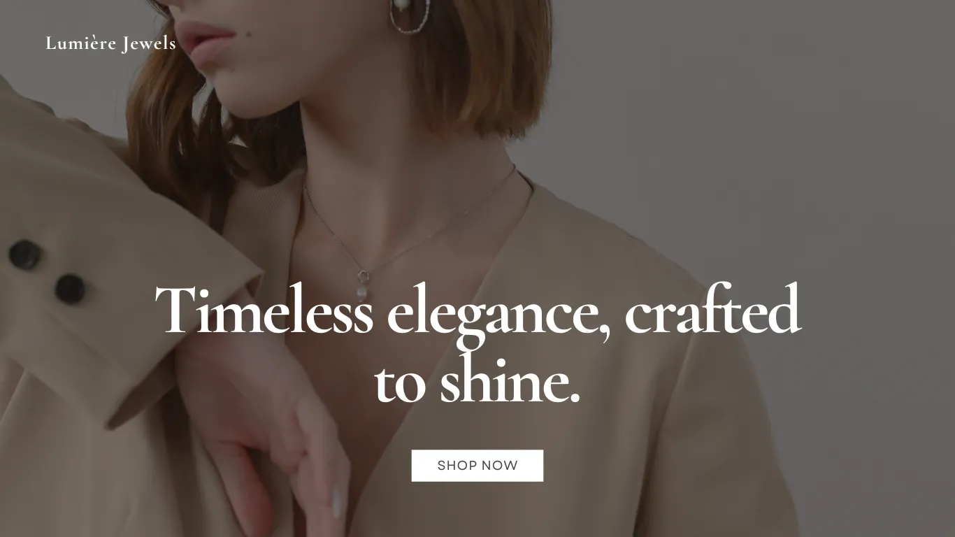 Lumière Jewels: Jewelry Store Website Template