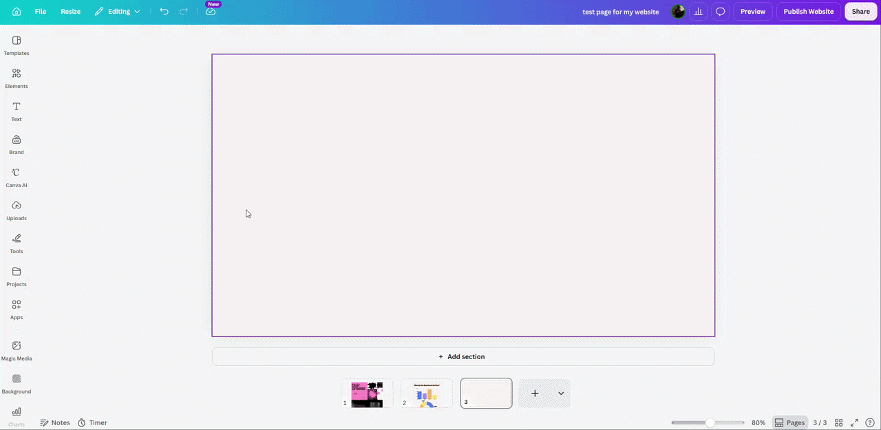Canva Quick Flow flowchart building tool