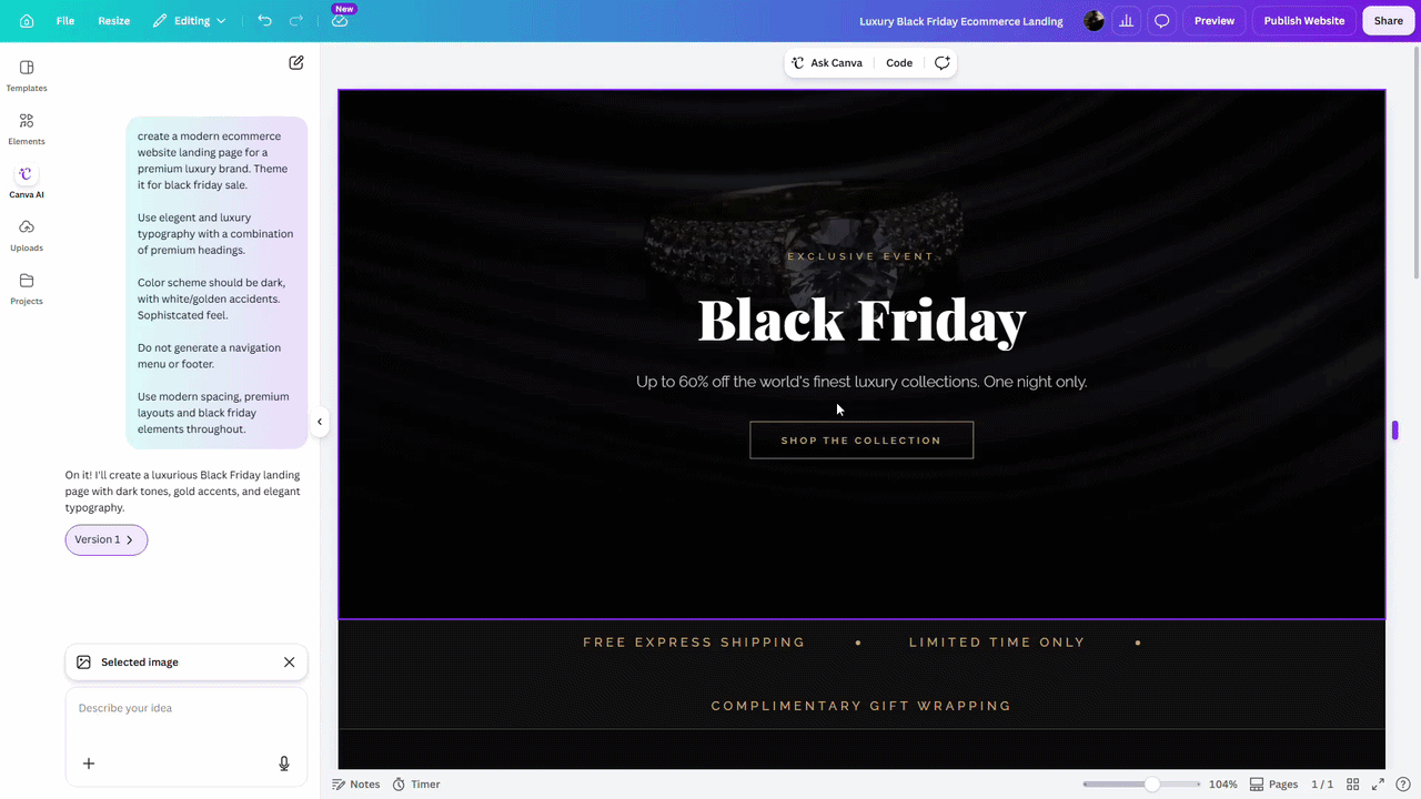 Canva AI