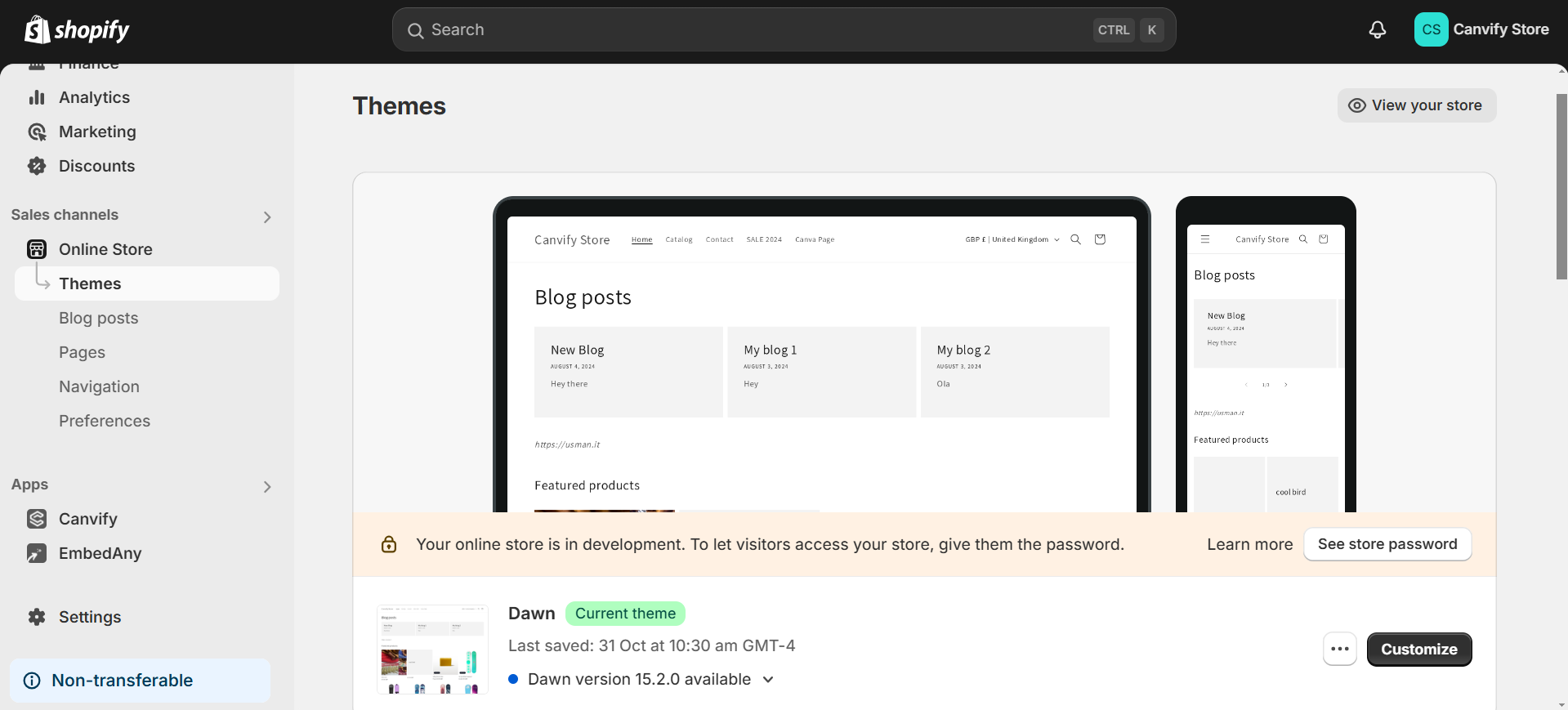 Shopify Theme