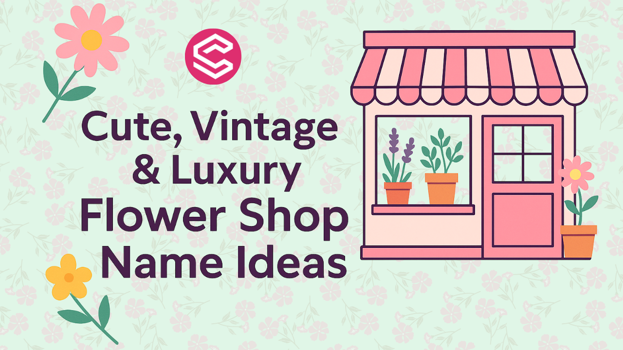 Flower Store Names: Cute, Vintage & Luxury Flower Shop Name Ideas