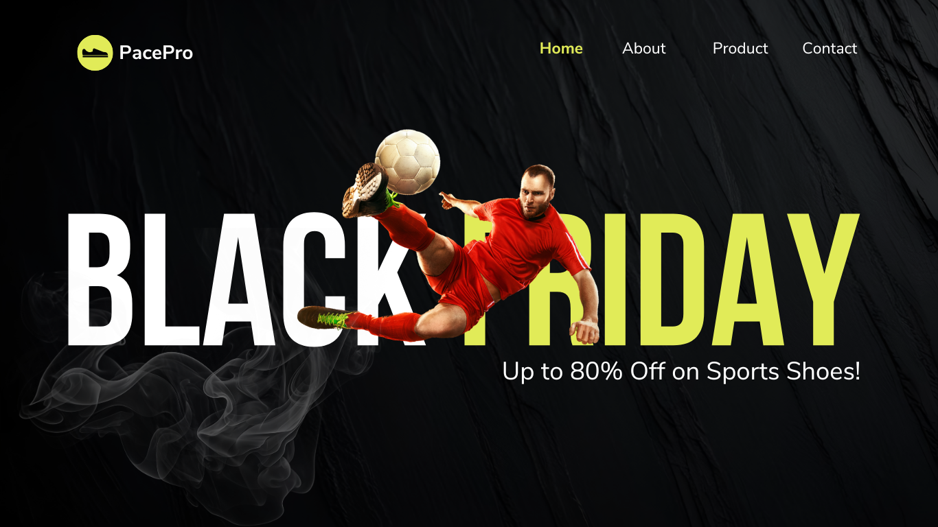 Black Friday eCommerce Landing Page