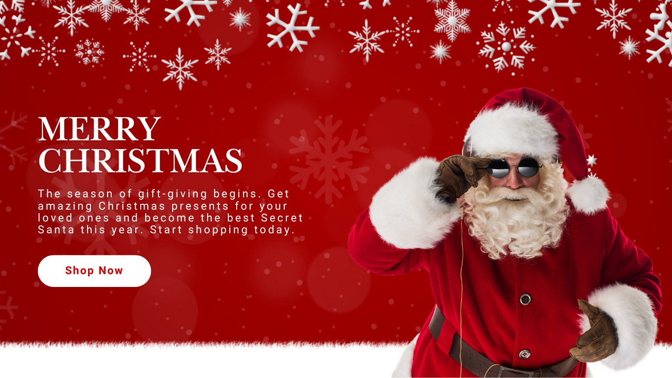 Christmas Themed Landing Page Template