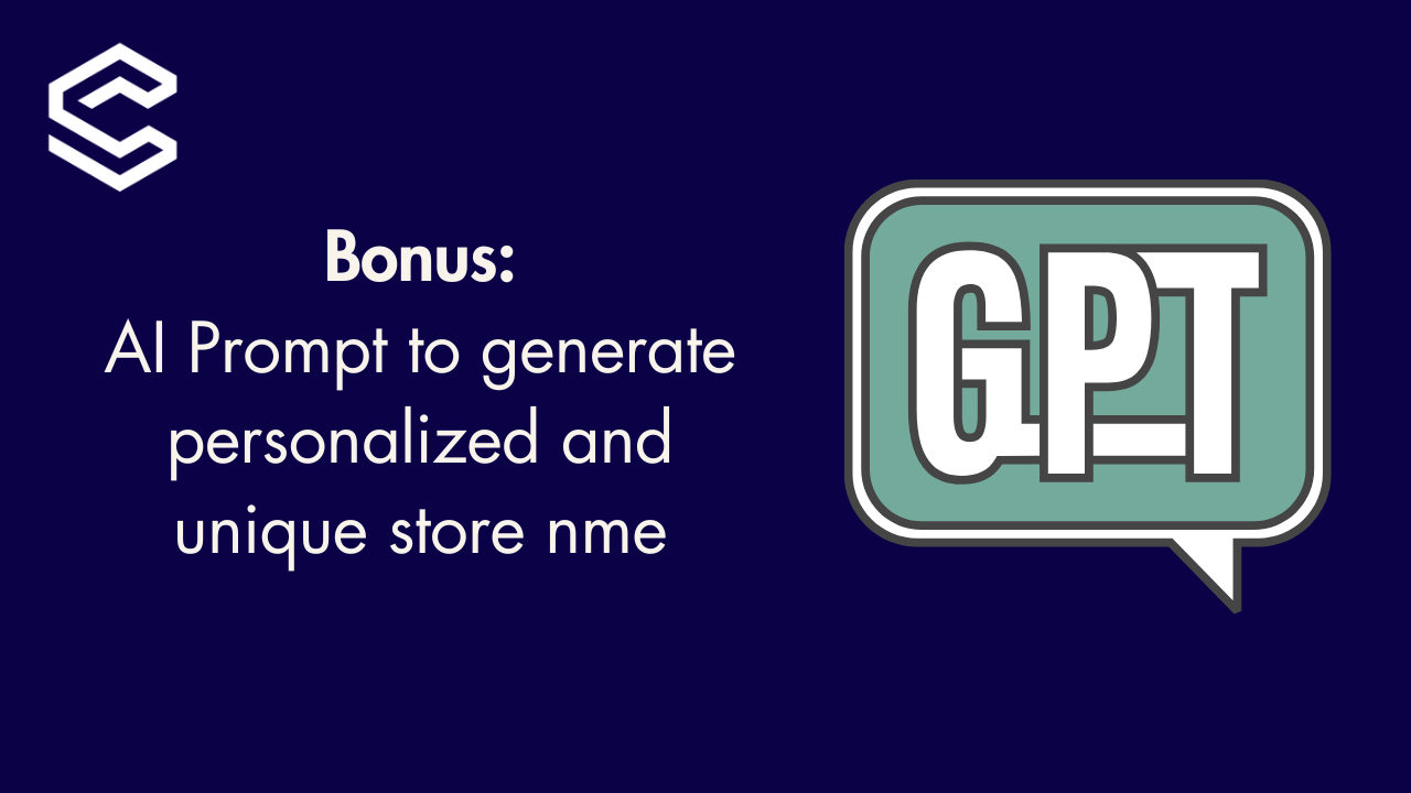 ChatGPT prompt for store names
