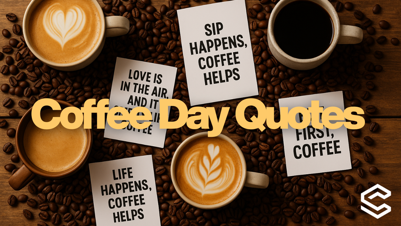 100+ International Coffee Day Quotes, Slogans, and Puns for Ecommerce and Socials