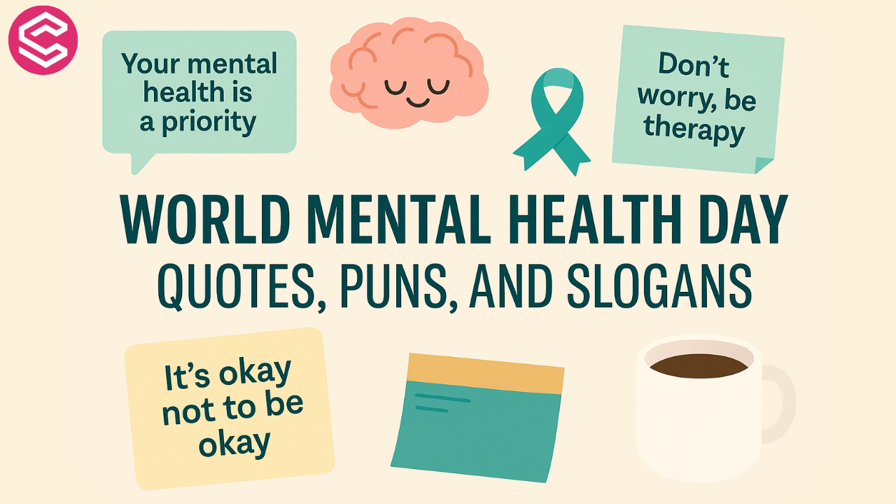 World Mental Health Day Quotes, Puns, and Slogans for Businesses
